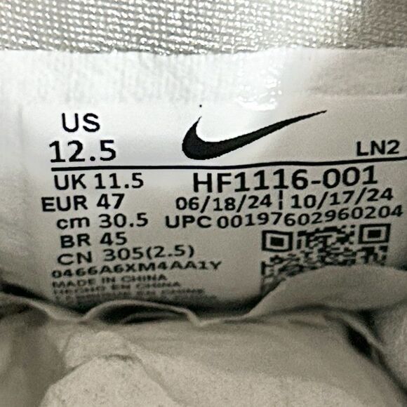 Nike Force Trout 9 Elite MCS “Grey Orange” Men’s Size 11-12.5 Baseball Cleats - Picture 9 of 9